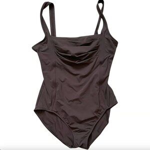 Calvin Klein Gray Paneled One Piece Swimsuit 🗣
